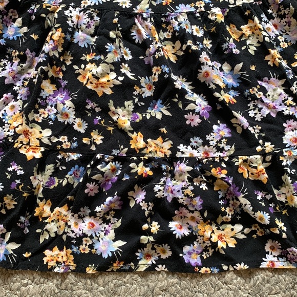 Justice Floral Sundress with Crochet Appliqué - Picture 3 of 7